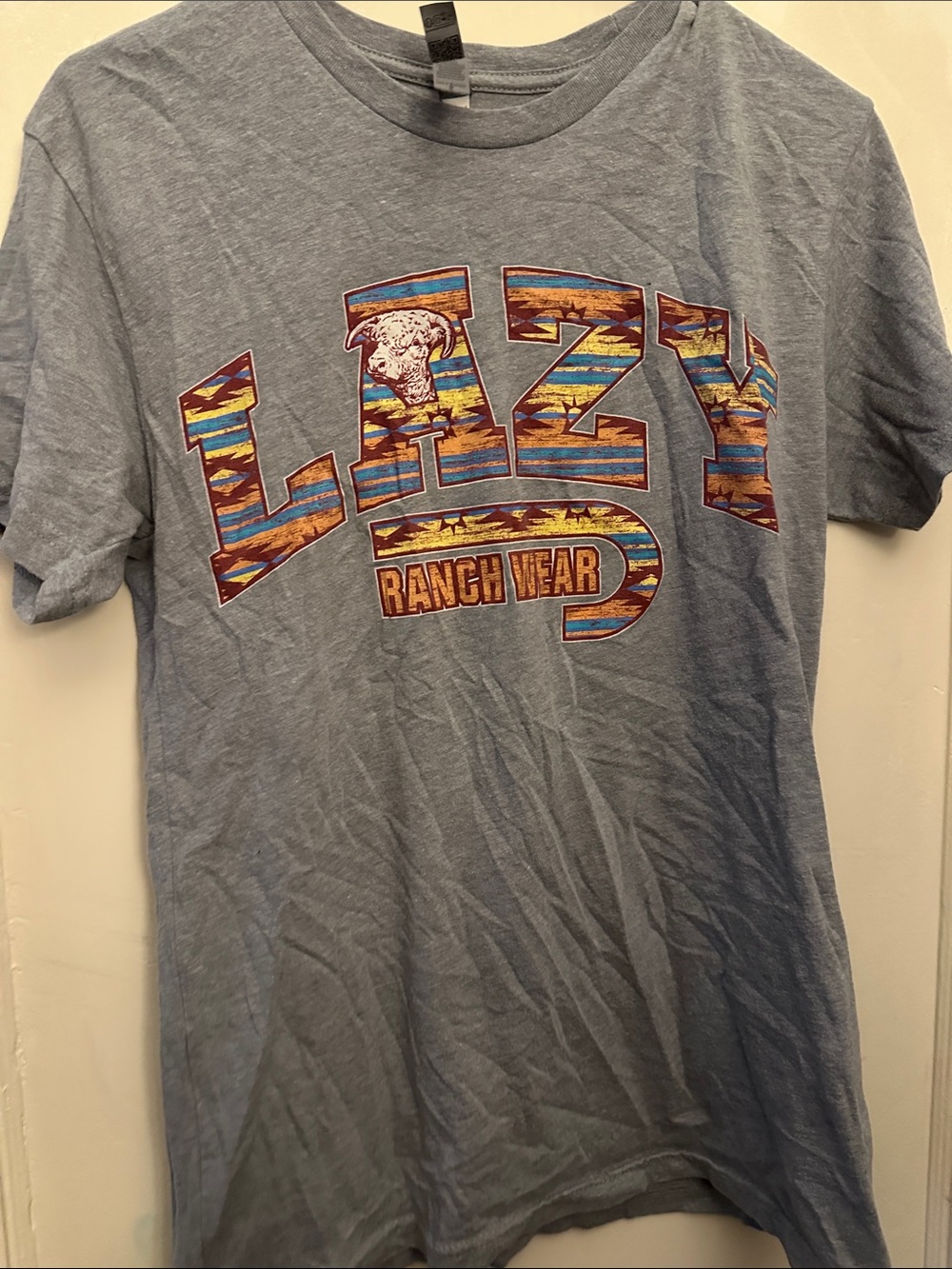 Women's Gray Short-Sleeve Graphic Tee